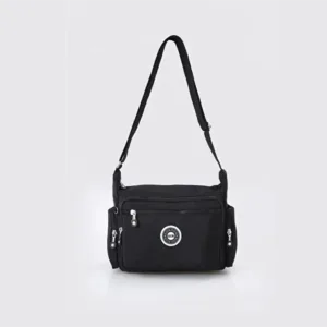 Bolso bandolera "Grenobil" de color negro