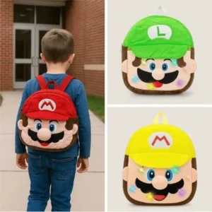 Cabeza de Super Mario Bros - Mochila de peluche